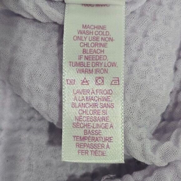 Velvet By Graham & Spencer Midi Dress Women Size Small Lilac Purple Gauze Cotton - Picture 11 of 13